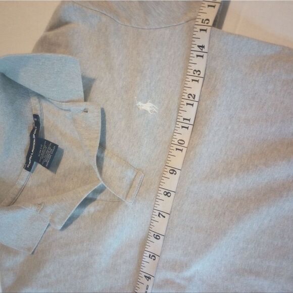 Ralph Lauren sports slim fit light gray polo - Picture 5 of 8